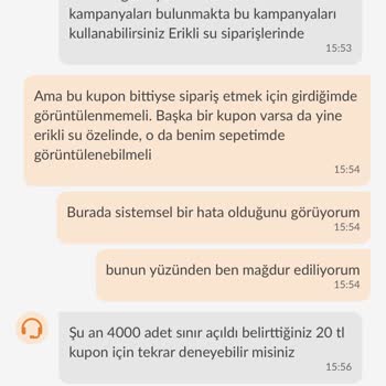 Trendyol Market Kupon Uygulanamıyor Ve Canlı Destek Çözümsüzlüğü