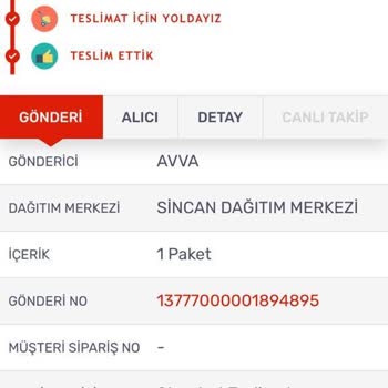 KARGOMsende Ankara Sincan Dağıtım Merkezi Yalanları