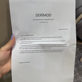 Derimod'dan Alınan Çanta Mağduriyeti