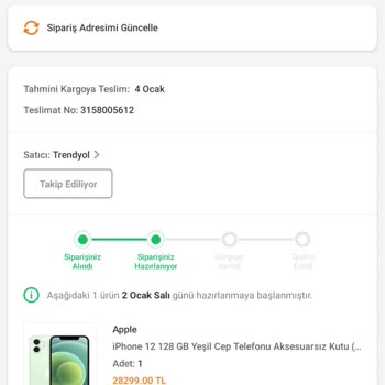 Trendyol Sipariş İptali Ve İade Sürecinde Yaşanan Sorun