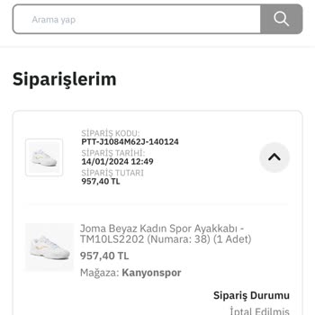 PttAVM Habersiz Sipariş İptali