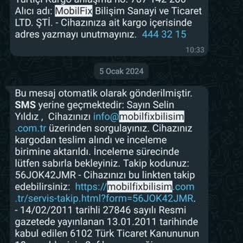 Honor Hizmet Alamadım Ekstra Kargo Ücreti Talep Edildi.