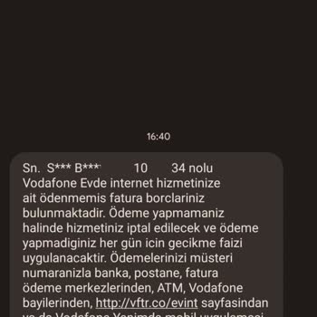 Vodafone Net Taşınma Sonrası Haksız Fatura Şoku