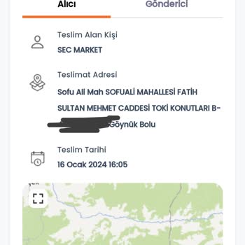 Bolu/Göynük Yurtiçi Kargo Adrese Teslim Etmemesi