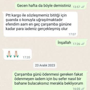 Qafiye Prive Param İade Edilmedi