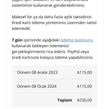Cvmaker.com.tr Haksız Ücret Talep Etmesi