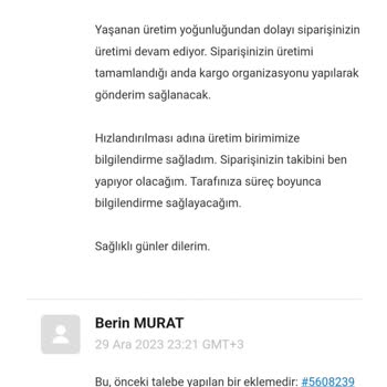 Vivense 2 Ay Beklettiler Ve Ürün Teslim Edilmedi Talebim Olmadan İptal Edildi