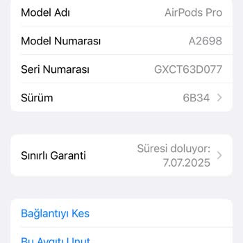 Turkcell Pasaj Daha Önce Kutusu Açılmış Airpods Pro Satıp İade Almıyor