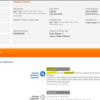 MNG Kargo Evde Olmama Rağmen Teslim Edilemedi Diyor!