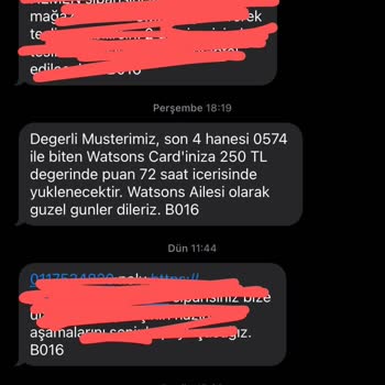 Watsons Kuponum Hâlâ Gelmedi