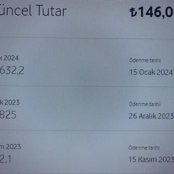 Vodafone 2 Ayda 5.500 Fatura Geldi