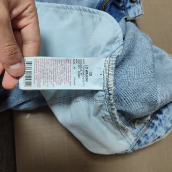 LCW Kot Pantolonunda Renk Solması