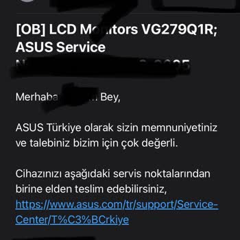 Asus Bilgisayar Yetkili Servis Bekletme Mağduriyeti