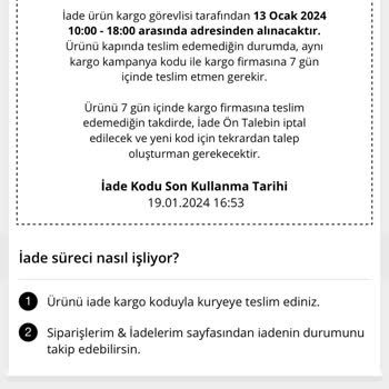 Kargoist Belirttiği Tarihte Kargomu Almıyor
