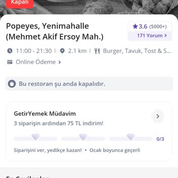 Popeyes Ankara Yenimahalle Şubesinin Rezil Çalışması.