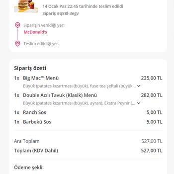 Yemeksepeti Paramı İade Etmiyor!