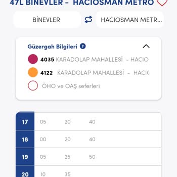 İBB - İstanbul Büyükşehir Belediyesi 47L Seferlerinin Yapılmaması