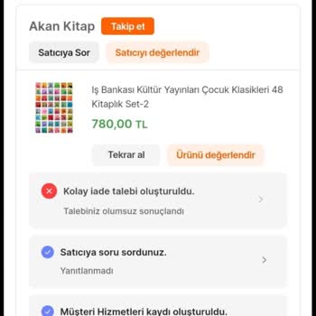 Akan Kitap Denen Hepsiburada Firmasi Ürünlerimizi Göndermedi
