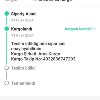 Trendyol Kargolanan Siparişin Ulaşmama Sorunu