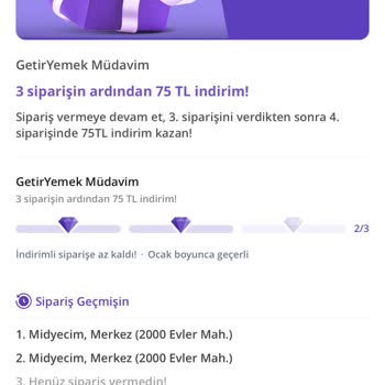 GetirYemek Müdavim Yanıltması!