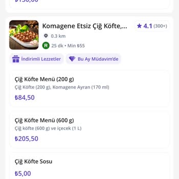 GetirYemek Müdavim Yanıltması!