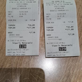 KFC'DE Menüde Belirtilen Ürünlerin Restoranda Bulunmaması