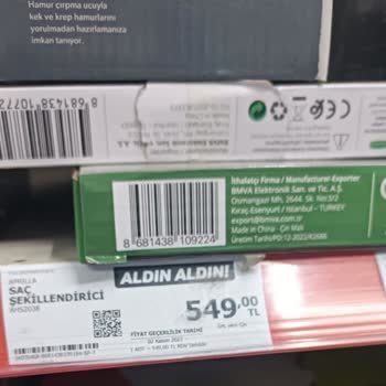 A101 Raf Fiyatı İle Fişte Yazan Fiyat Aynı Değil