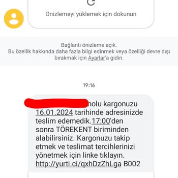 Yurtiçi Kargo Kargomu Getirmek İstemedi