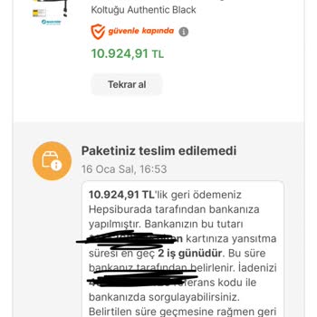 Hepsiburada Sipariş İptali Ve Evde Bulamadık Bahanesi... Maxi-Cosi