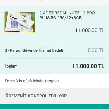 Ürün Ve Para İadesi Yapılmaması Hakkında Şikayet