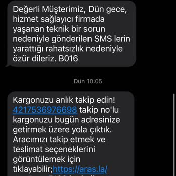 Aras Kargo Kargomu Teslim Ettiğini Söylüyor Ama Teslim Almadım