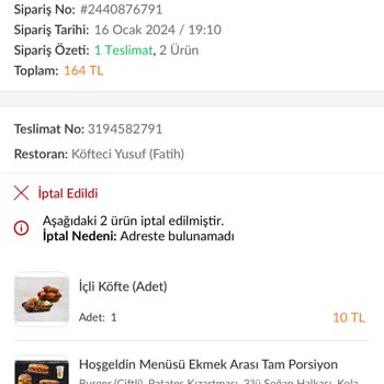 Trendyol Yemek Trendyol Sipariş Sorunları Ve İletişim Eksikliği