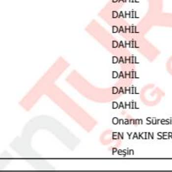 AcnTurk Sigorta Parça Değişim İstediği Ve İkame Araç Süresi