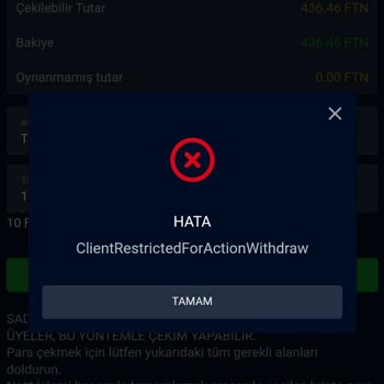 Vbettr Çekim Engeli Koydu!