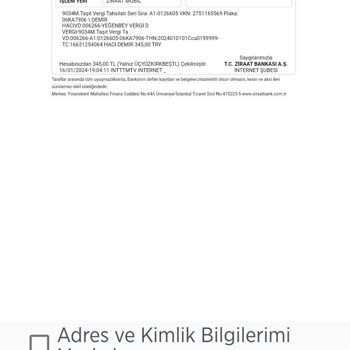 Alo 189 Vergi İletişim Merkezi MTV Ödedim Başkasını Girilmiş