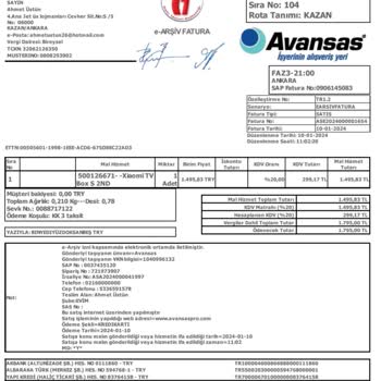 Avansas.com Teslimat Ve İptal Sorunu