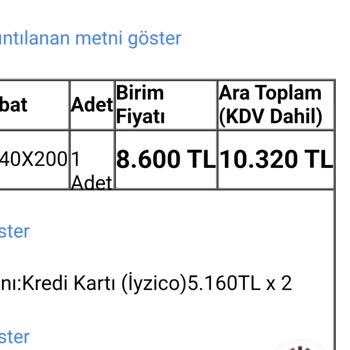 İdaş Sipariş Alındı Sonuç Yok