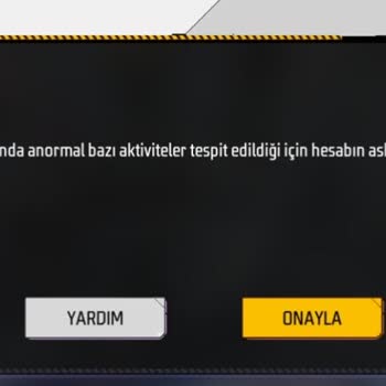 Garena Free Fire Haksız Yere Hesap Askıya Alındı