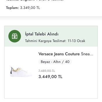 Boyner Online Alışveriş Tutarsızlığı