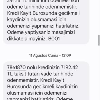 Garanti BBVA Bankadan Yanlış Numaraya Gönderilen Mesajlar Ve Bilgi Aktarımı Hataları