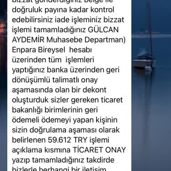 Ulaş Öztürk (Instagram: ulasozturkyatirim) Hüsrana Uğrayan Müşteri Tecrübesi