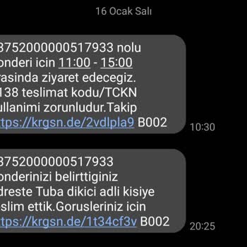 Kargomsende Firması Kargomu Teslim Etmedi