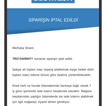 Decathlon Ücret İadesi Yapılmadı