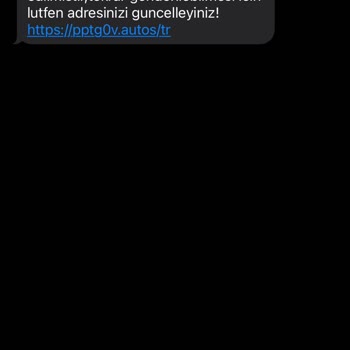 Kargodan Telefonuma Mesaj Geldi