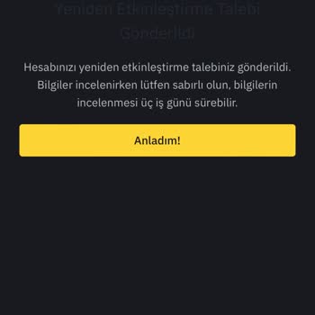 Binance TR Binance Global Hesap Krizi
