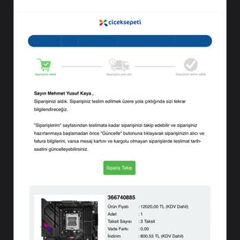 Çiçeksepeti.com Müşteri Hizmetleri İlgisizlik Ve Umursamama