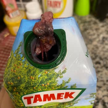 Tamek Meyve Suyu İçinden Çıkan Tuhaf Şey
