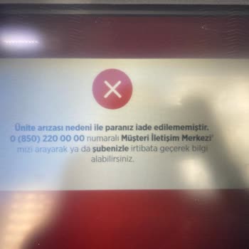 Ziraat ATM Sorunlu İşlem