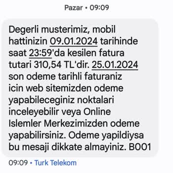 Türk Telekom Daha Kullanmadığım Senenin Vergisini İstiyor