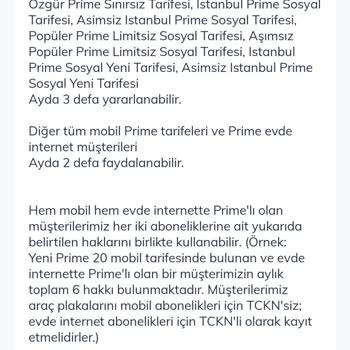 Türk Telekom Prime Üyeliğimdeki İspark Hakkı Sorunu